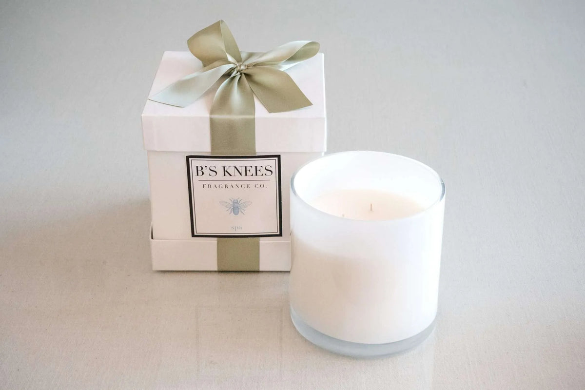 White 3-Wick Candles — B's Knees Fragrance Co.