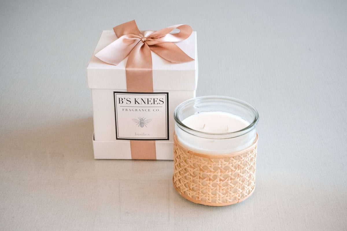 Basket Weave Candles — B's Knees Fragrance Co.
