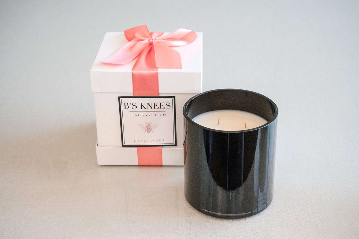 Black 3-Wick Candles — B's Knees Fragrance Co.