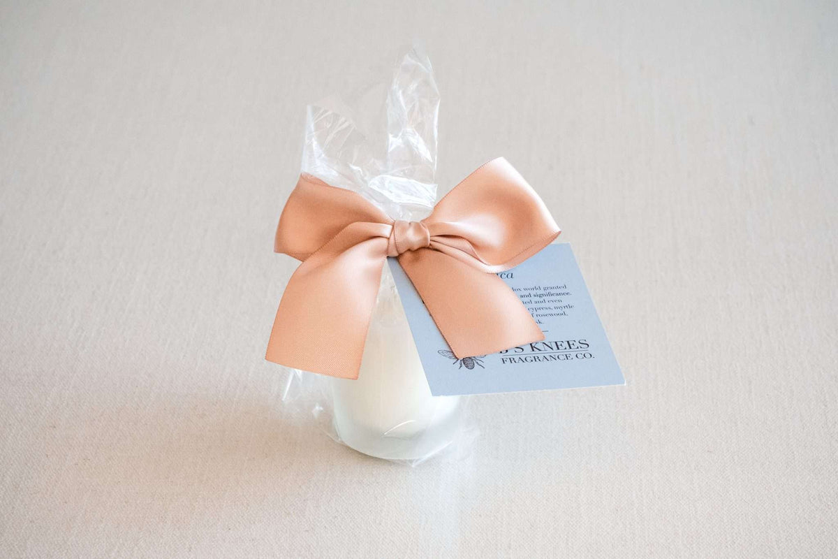 Frosted Glass Votives — B's Knees Fragrance Co.