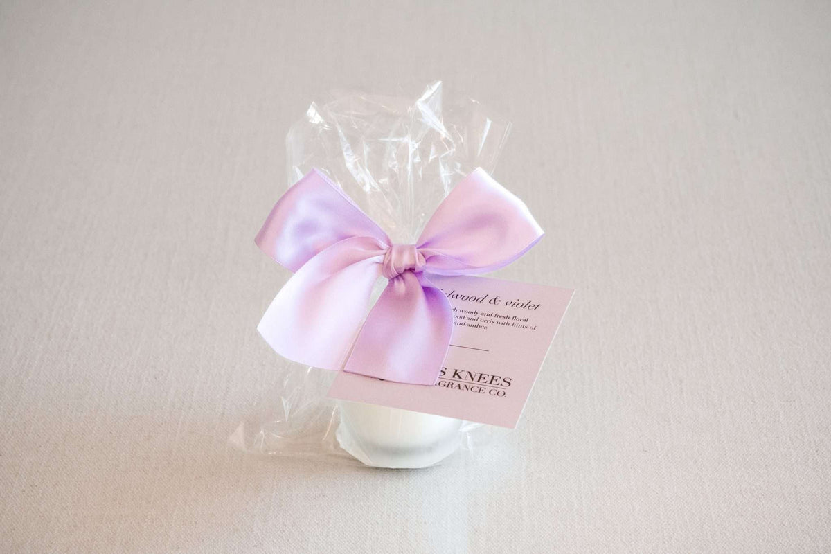 Frosted Glass Votives — B's Knees Fragrance Co.