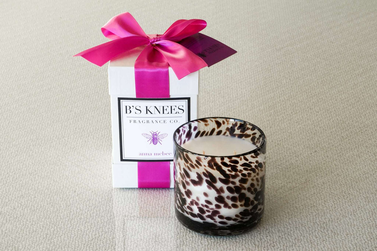 Tortoise Glass 2-Wick Candles — B's Knees Fragrance Co.
