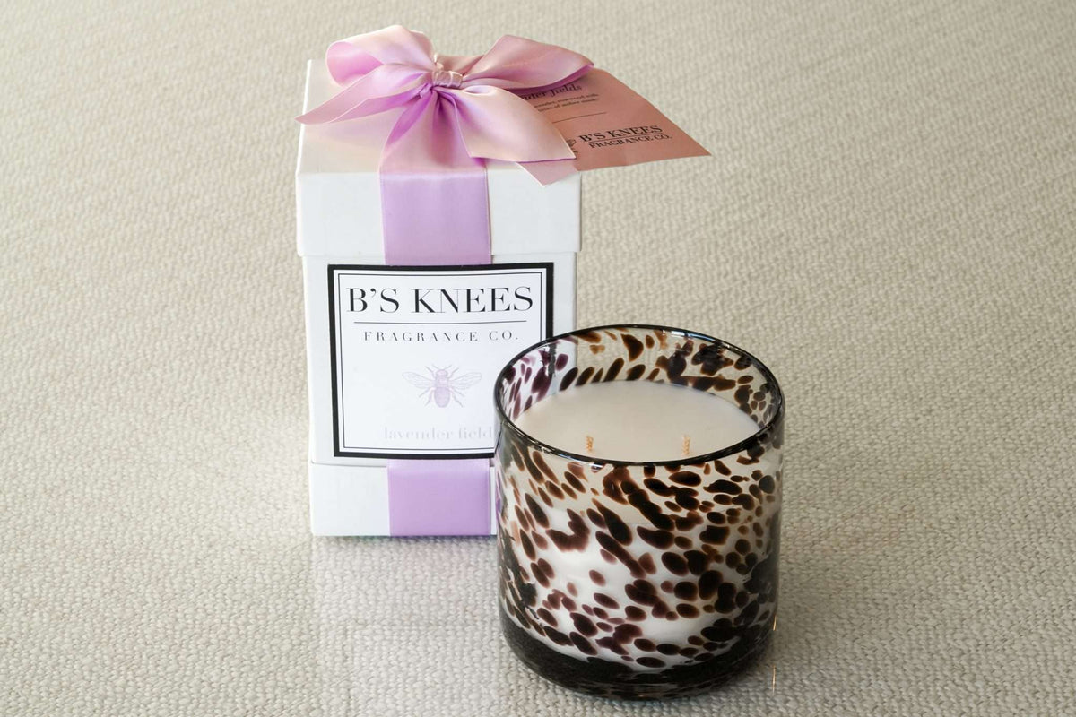 Tortoise Glass 2-Wick Candles — B's Knees Fragrance Co.