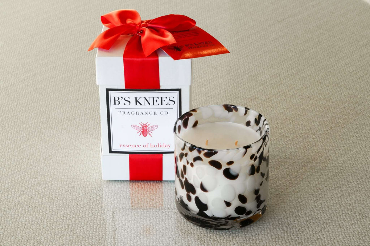 Tortoise Glass 2-Wick Candles — B's Knees Fragrance Co.