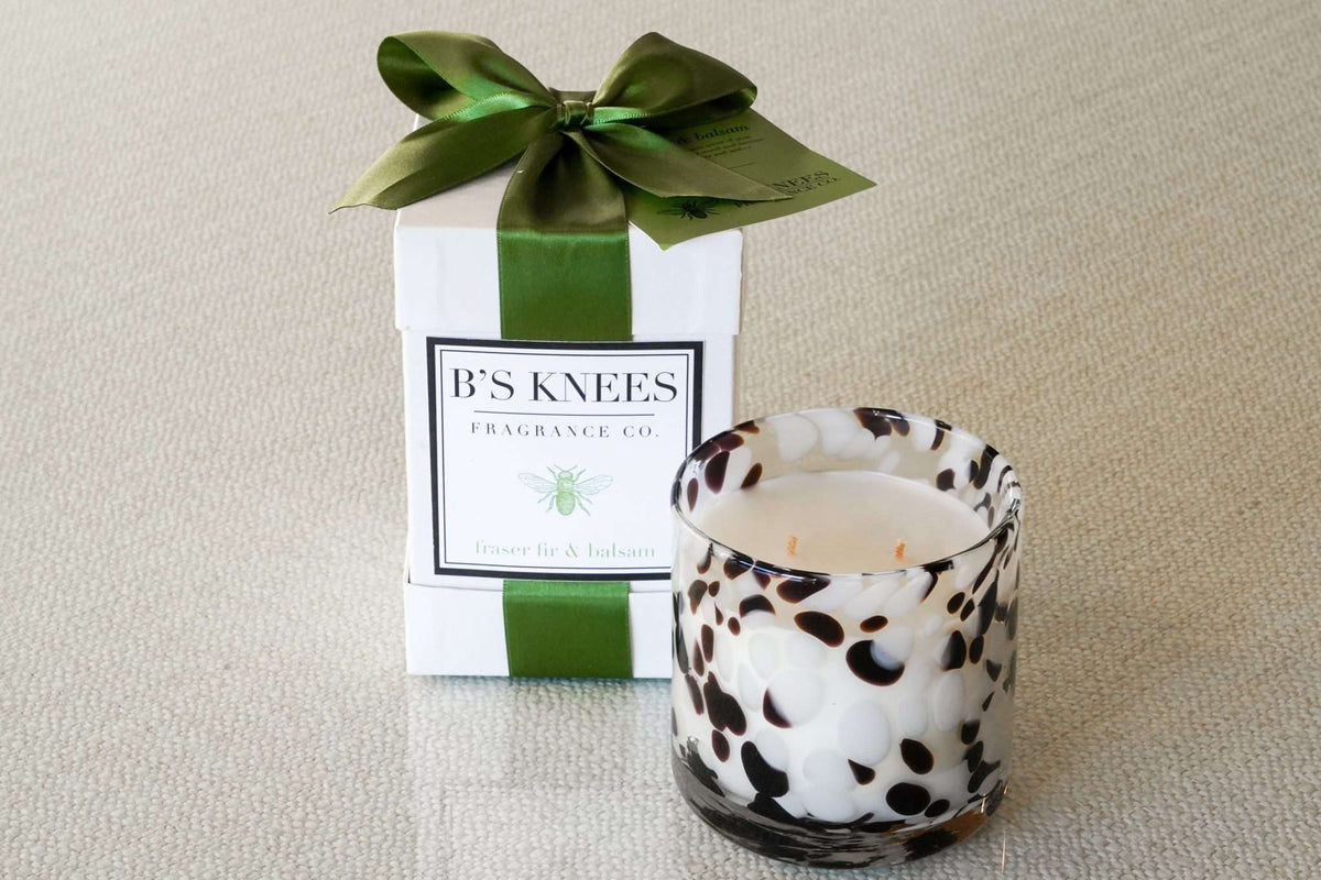 Tortoise Glass 2-Wick Candles — B's Knees Fragrance Co.