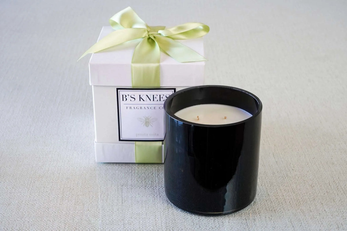 Black 3-Wick Candles — B's Knees Fragrance Co.