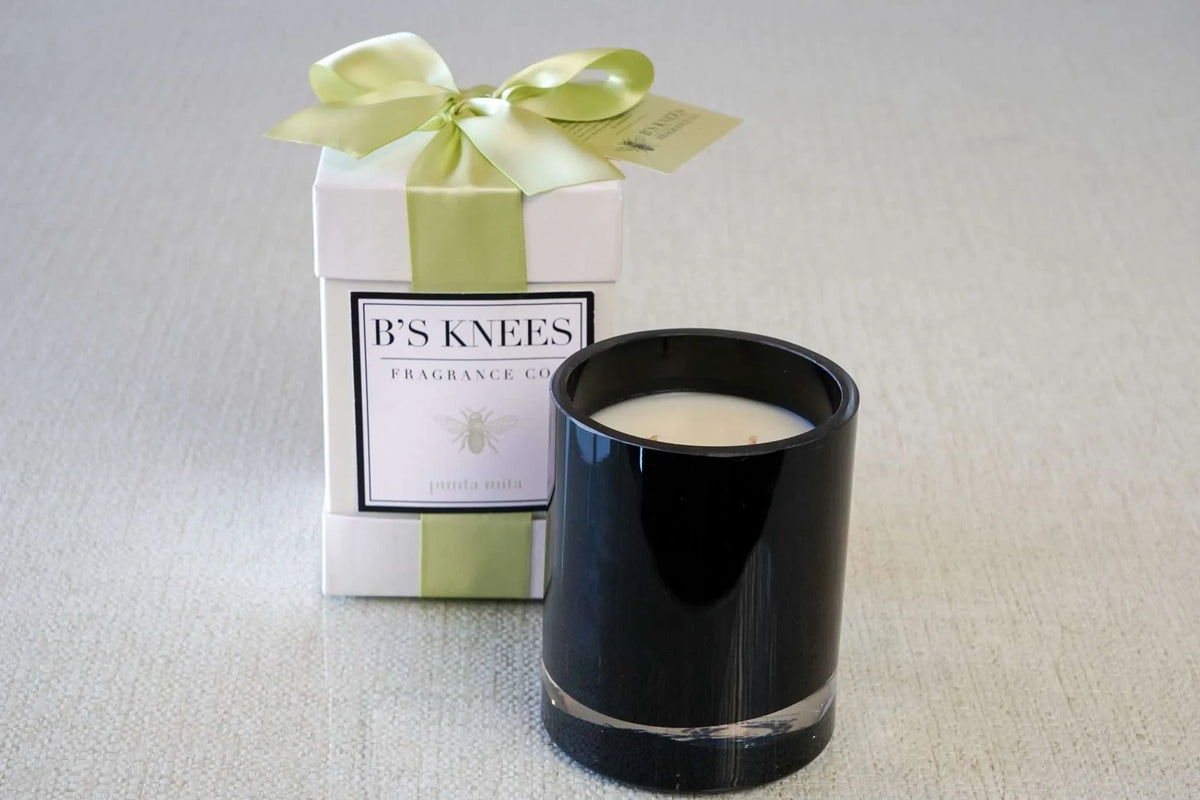 Black 2-Wick Candles — B's Knees Fragrance Co.