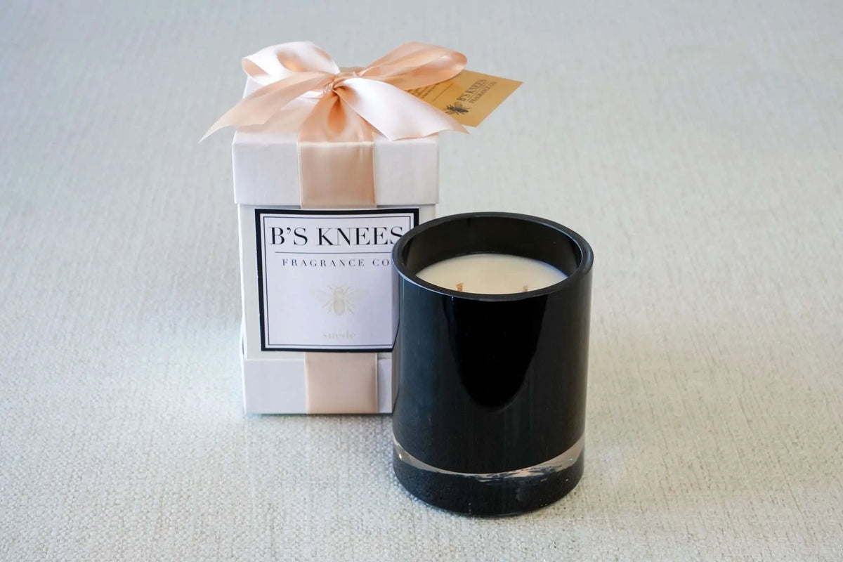 Black 2-Wick Candles — B's Knees Fragrance Co.