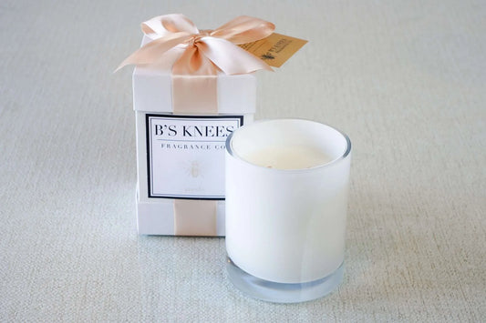 White 2-Wick Candles — B's Knees Fragrance Co.