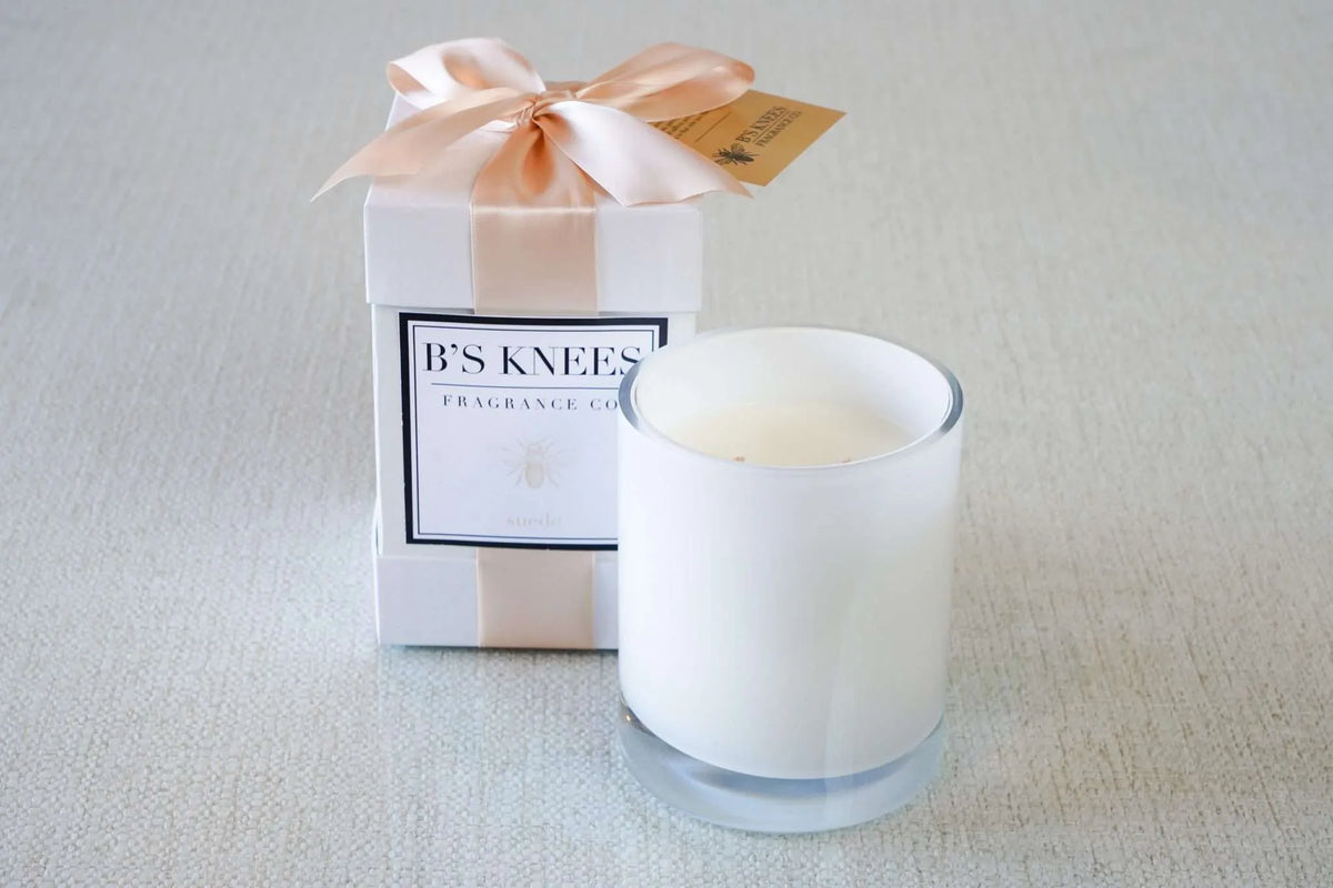White 2-Wick Candles — B's Knees Fragrance Co.