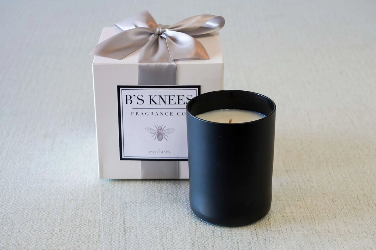 Black 1-Wick Candles — B's Knees Fragrance Co.