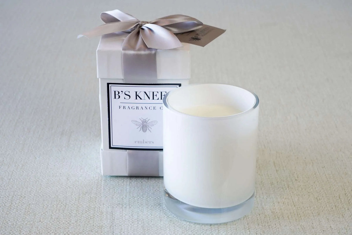 White 2-Wick Candles — B's Knees Fragrance Co.